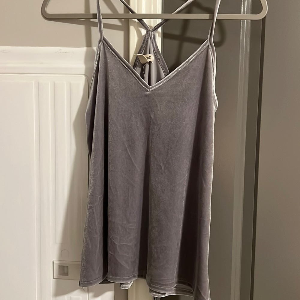 Womens madewell velvet cami
